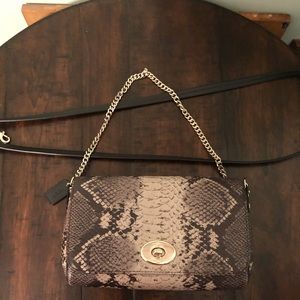 COACH leather crossbody Python Embossed